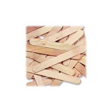 Chenille Kraft Chenille Kraft Wood Jumbo Craft Sticks, Natural, 500/Box 377601